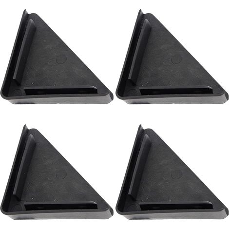 Protections d'angle en plastique, lot de 4, x 2 cm, triangulaires (1/5)