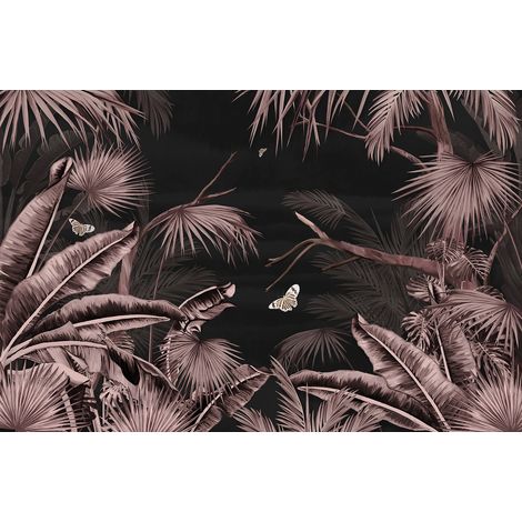 Papier peint panoramique - Forêt Tropicale - 130 cm x 85 cm (1/2)