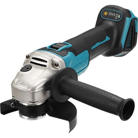 Meuleuse d'angle sans fil 125mm, brosse sans balais, compatible batterie Makita 18V, corps seul, outil de ponçage et coupe portable (1/4)