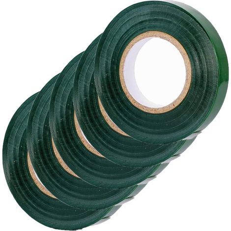 Zehn Rollen PVC-Klebeband für Bindezange FX-BZ30, Nachfüllpackung, grüne Farbe, winddicht, konserviert Pflanzen, ermöglicht effizientes Binden und Binden
