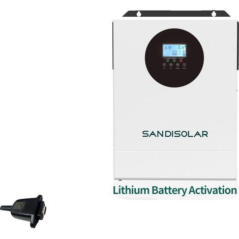 Onduleur hybride solaire, double MPPT, sortie en onde sinusoïdale pure, 48V-6.2KW (1/2)