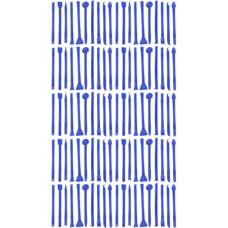 100PCS Antistatic Spudger Multifunctional Light Weight Soft ABS Universal Pry Opening Tool for Phone Repair Blue