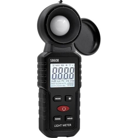 Digital Luxmètre Numérique, Mesure des Lumières avec 0.1-200,000 Lux, Posemètre Numérique Portable Ambiante Portée Jusqu'à 200,000 Lux pour Lumière LED, Plantes,de (1/5)