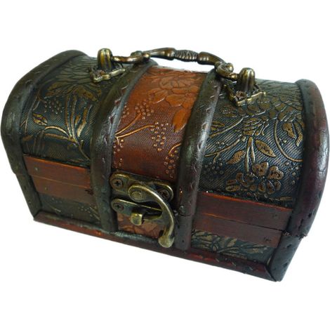 Boîtes Coloniales Lrg - Panneau Doré- Vendu par 1