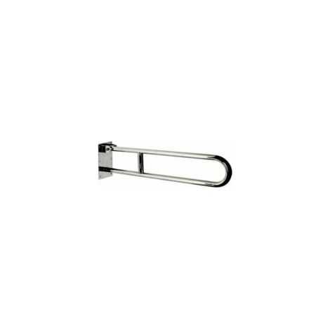 Poignée PMR pivotante en inox USIS chromé - Chromé - Crezuo (1/4)