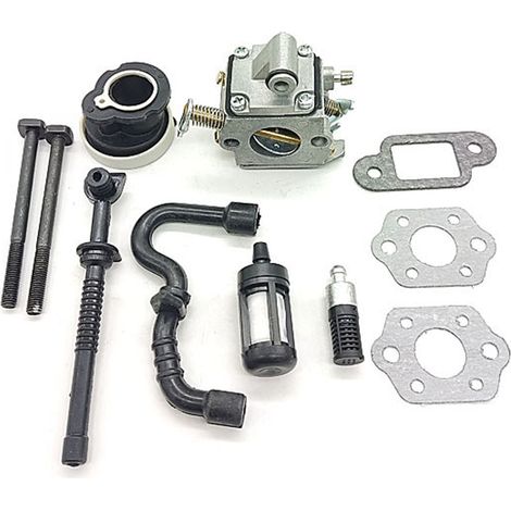 (E)Carburateur pour STIHL MS170 MS180 017 018, Carburateur pour STIHL MS170 MS180 017 018 Pièces de tronçonneuse tondeuse à gazon Carburateur (1/4)