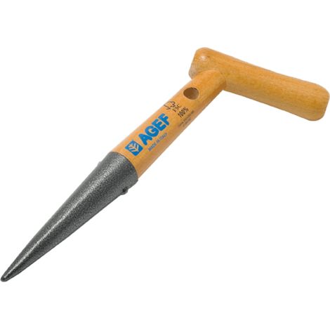 PIANTATORE CON MANICO IN LEGNO PISTOLA GIARDINO- AGEF (1/2)