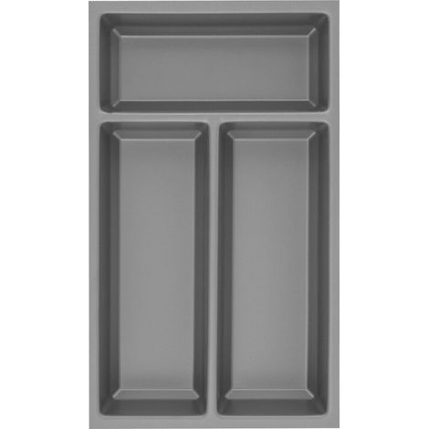 Agoform Besteck Organizer Sky Besteckeinsatz 220x53x373mm schiefgrau Kunststoff