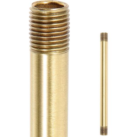 Tige de lampe tubulaire droite, pièce de rechange pour luminaire à monter soi-même, tige de lampe (voir illustration) - 12,1 x 1 cm (1/2)