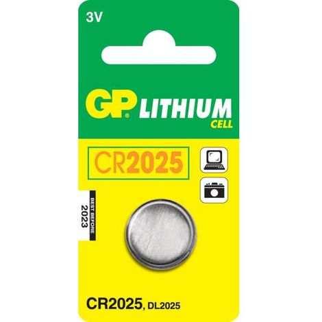 Batteria al Litio a Bottone 3V CR2025 (Blister 1 Pezzo)
