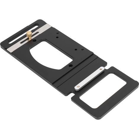 90°-Führungsschiene aus Aluminium für Sägeschiene, einstellbarer horizontaler Abstand, quadratische Holzbearbeitungsvorrichtung (1/5)