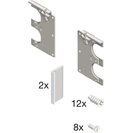 CINETTO PS11 Höhenverstellbare Grundplatten für 2 Türflügel