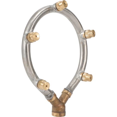 Arroseur circulaire à brumisation réglable à 5 têtes avec filetage femelle G1/4" pour l'arrosage du jardin (1/5)