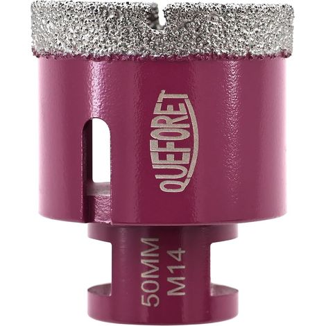 Diamond Tile Drill Bit 50mm x M14 - Drill Bit for Ceramic Porcelain Marble Granite for Angle Grinder (1/5)