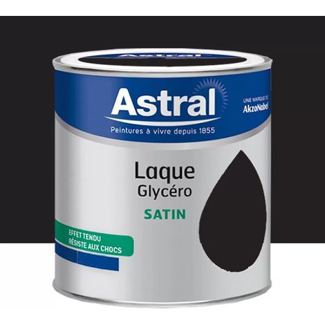 Laque Glycéro Satin ASTRAL Noir 2 L (1/3)