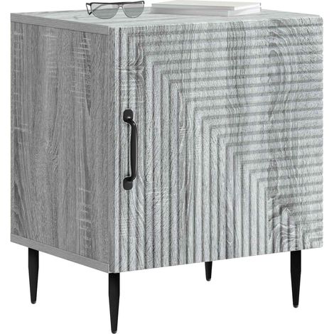 Maison Exclusive - Nachttisch Graues Sonoma 43 x 34,5 x 50 cm Hol