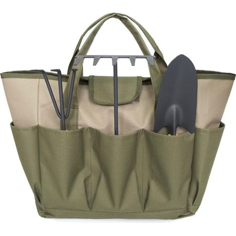 Sac fourre-tout de jardin, sac à outils de jardin, sac de rangement pour outils de jardinage et sac de rangement pour jardinier