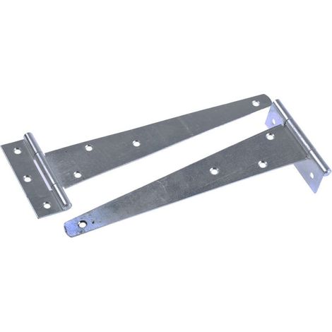 Stahl-T-Scharnier, 254 mm (Preis für 2 Stück) - Stahl-T-Scharnier, 254 mm (Preis für 2 Stück) (1/2)