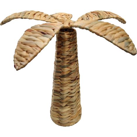 Wasserhyazinthe-Palme-Figur – Natürliche Wohndekoration