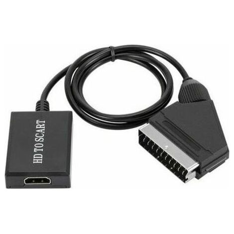 Convertisseur HDMI vers Péritel 1080p – Plug and Play – Compatible NTSC/PAL – Technologie de mise à l'échelle haute qualité (1/4)