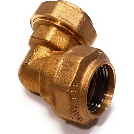 Codo doble con tuerca externa FITTINGS LATÓN - ARCO Medidas: 20 mm (1/3)