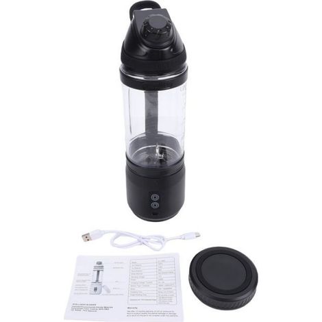 Blender portable – – USB-C sans fil 700 ml – pour voyage et sport – noir (1/4)