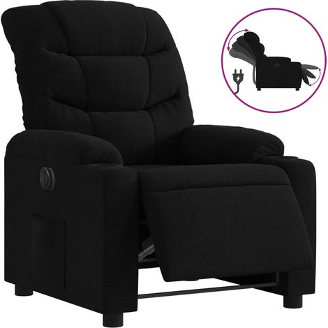 Maison Exclusive - Relaxsessel Elektrisch Schwarz Stoff