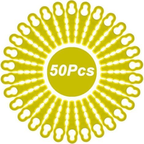 Lot de 50 Lames de Rechange Universelles pour Bordureuses Électriques et Thermiques – Compatible avec Modèles Ryobi et Autres Marques (1/5)