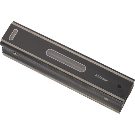 Optimum Maschinen Wasserwaage Genauigkeit 0,02 mm/m, Längs- und Querlibelle (1/2)