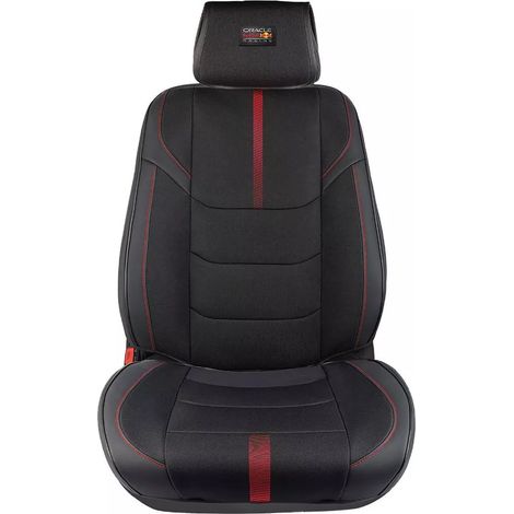 coprisedile auto redbull "semi custom powerbar" nero e rosso