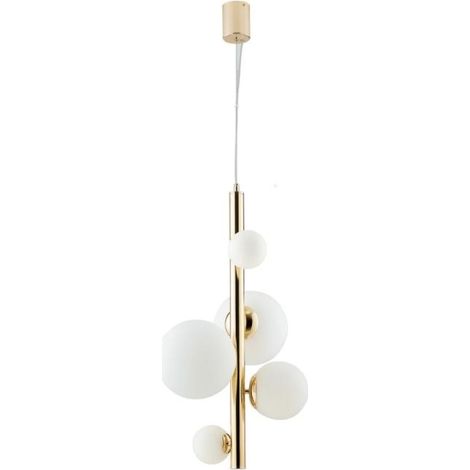 LAMPADARIO HERA 5XG9 45XH180CM ORO. (1/3)