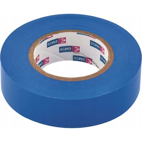 Ruban isolant pour câble PVC 20 m / 19 mm bleu (1/3)