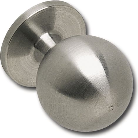 Möbelknopf Sirius ø 25 mm Möbelknauf Tiefe 33 mm Türknopf Edelstahl gebürstet