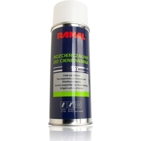 Diluyente para sombreado de pintura en aerosol RANAL 400 ml (1/4)