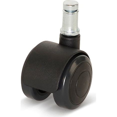 Roulette de meuble - MESO - PU - 40mm - Axe 11x20mm - Capot