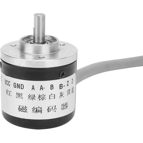 Encodeur magnétique 38 mm, 1024 impulsions, encodeur rotatif incrémental, 5 V CC (1/5)
