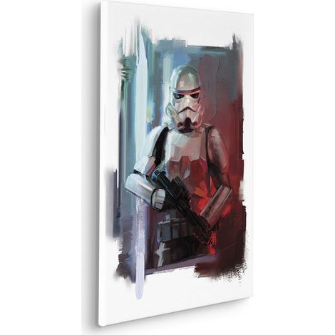 Komar Canvasbild Star Wars Stormtrooper Painting - 60 x 40 cm - Bild auf Keilrahmen (1/2)