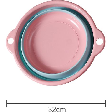 Baby- und Gemüsewaschbecken, waschbares und tragbares Haushaltsbecken, faltbares Becken aus PP und TPR, 365 g