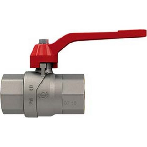1PZ VALVOLA A SFERA F/F CON MANIGLIA A LEVA "EVOLUTION" - FF 1"1/4 - pressione esercizio 25 bar