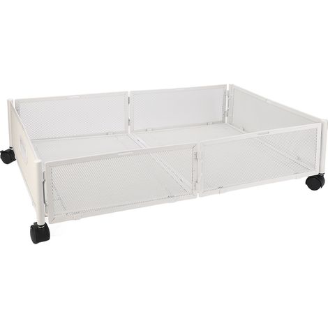 Coffre de rangement pliable à roulettes, à glisser sous le lit. (1/5)