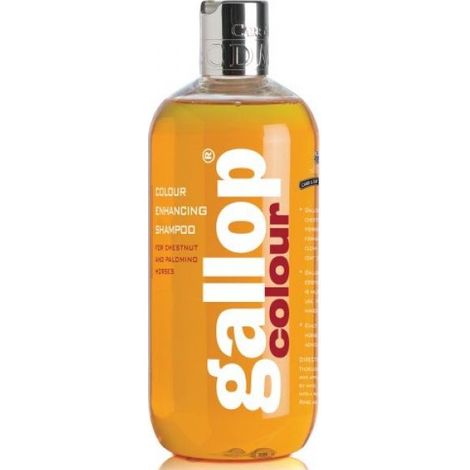 Gallop Shampoo Enhancing Colour esalta il colore del manto Chestnut e palomino 500 ml