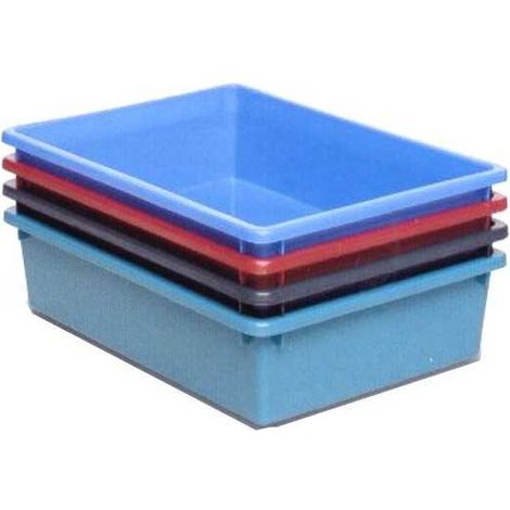 Stefanplast – Bac à litière pour chat 50x35 h 12 cm – Polypropylène anti-rayures – Pour animaux domestiques – Facile à nettoyer