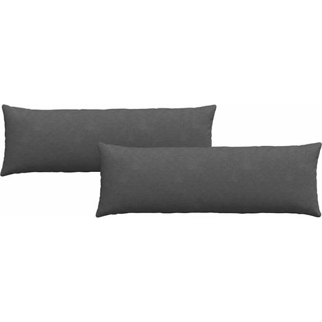 Maison Exclusive - Sofakissen 2 Stück Dunkelgrau 120 x 40 cm Cord