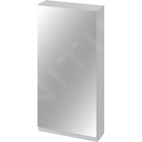 Cersanit Moduo - Armoire à miroir, 80x40x14 cm, 1 porte, charnières G/D, gris S590-033-DSM (1/2)