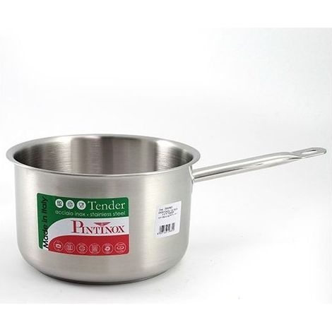 Casseruola fonda con un manico in acciaio inox Tender Cm 20