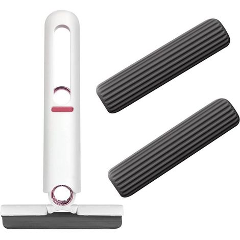 Balai éponge essoreur portable à 2 éponges, mini balai essoreur portable, pour comptoirs de cuisine (1/5)