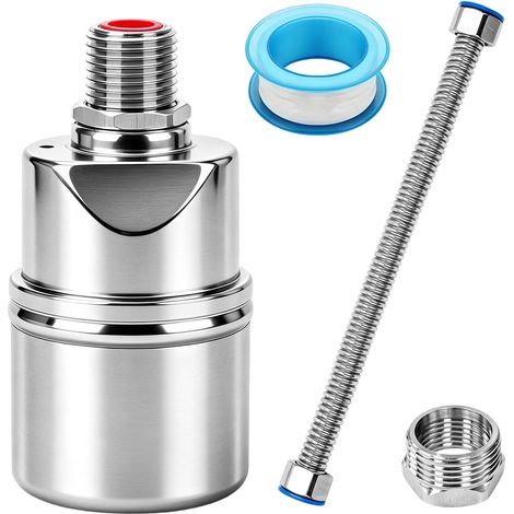 Vanne à Flotteur Automatique 3/4" Acier Inoxydable 304 regulateur niveau eau piscine (1/5)