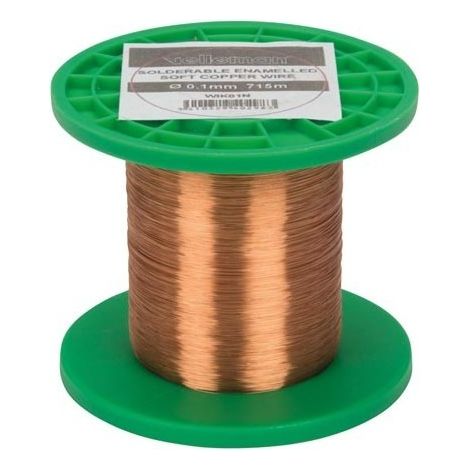 Fil de bobinage ø0 1mm - 715m - 1 5kohm