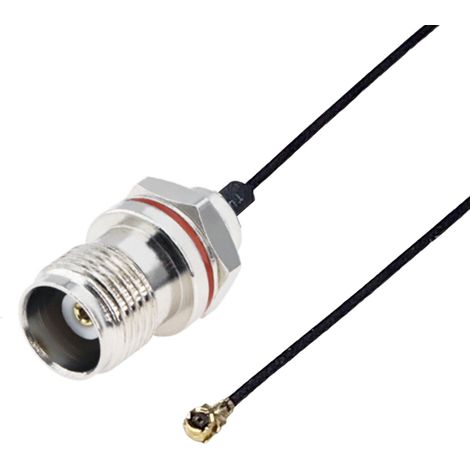 Conector hembra MHF4 tipo pigtail / conector TNC BHR RF0.81 15cm