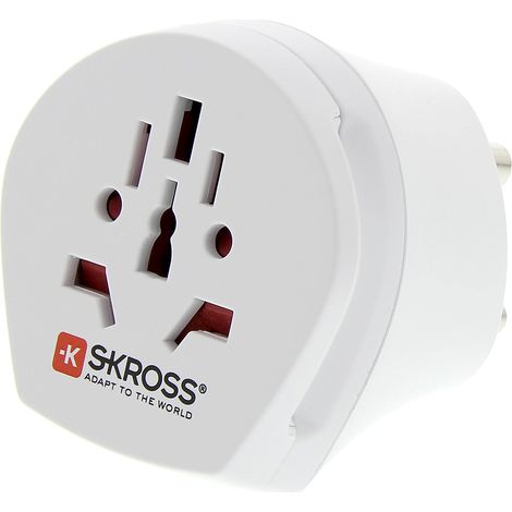 Adaptateur de voyage, Australie, Chine, Europe, Europe à Inde, Italie, Suisse, Royaume-Uni, Etats-Unis ( Prix pour 1 ) (1/3)